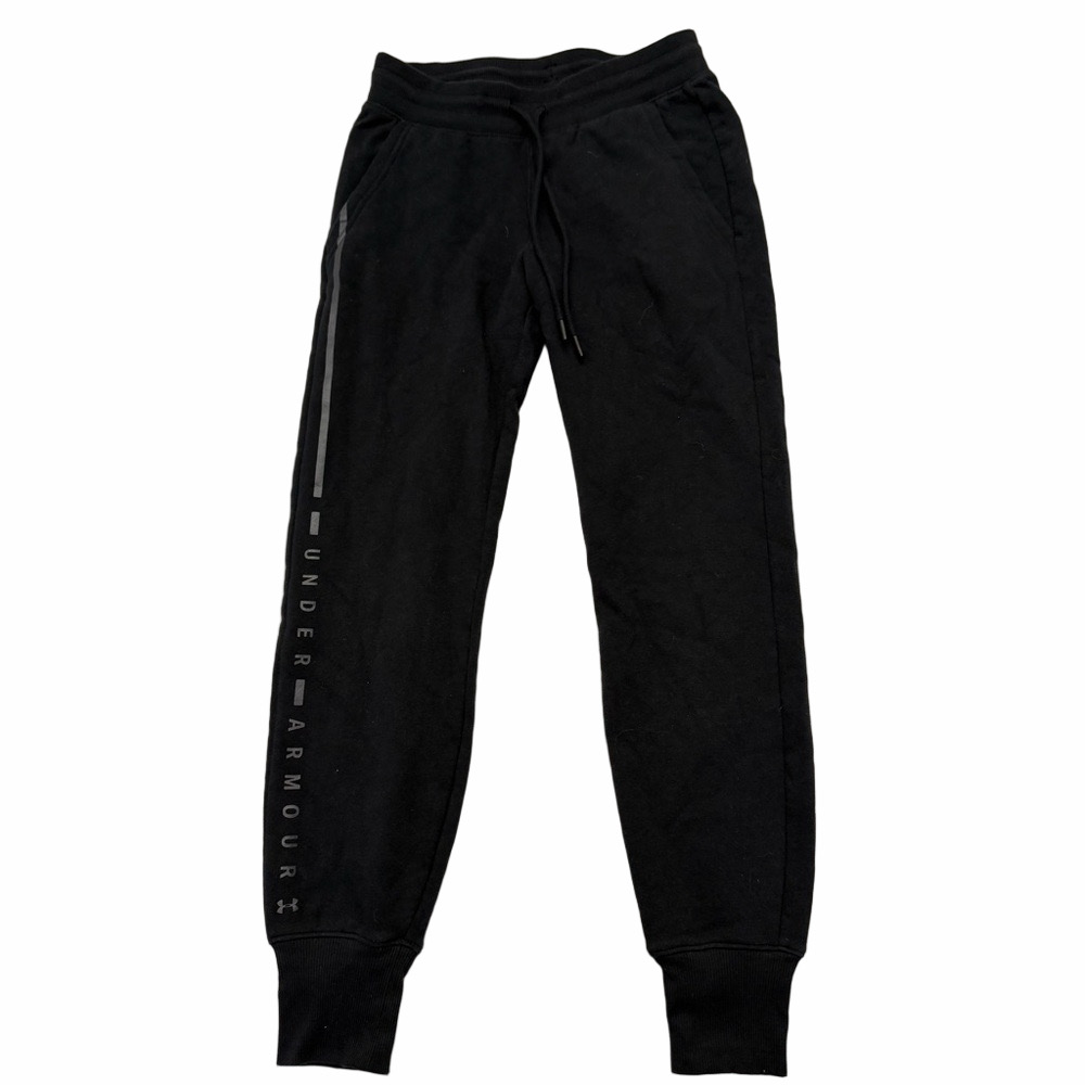 Under Armour Black Athletic Pants Men Extra Small XS Sweats Activewear Athlete - Picture 1 of 1